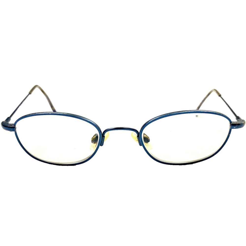 Eschenbach O!O Frames Eyeglasses TitanFlex Blue Metal Oval Small 41 - 18 - 125